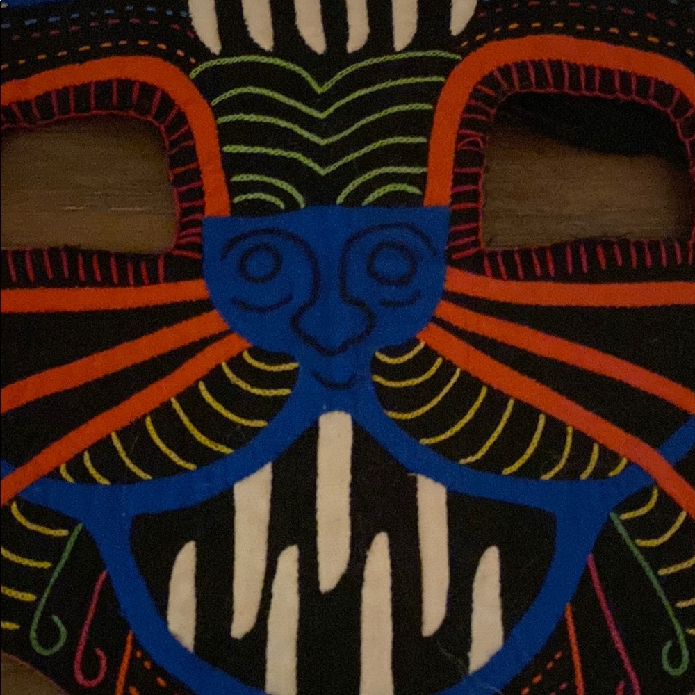 Colorful Cat Face Mask - Picture 3 of 3